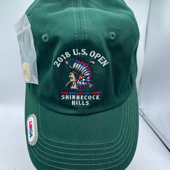 2018 U.S. Open Shinnecock Hills Golf Cap – USGA Member Adjustable Hat w/ Pin - Picture 1 of 9